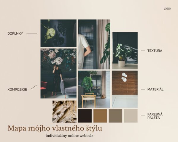 Webinár: Farebná mapa môjho vlastného štýlu
